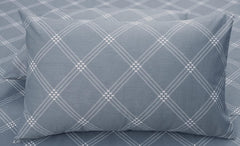 Premium Cotton Bedsheet For Double Bed King Size With 2 Pillow Covers - (108 X 108 Inches) Grey | Ideal For All Season Comfortable Bedsheet