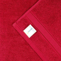 Mytrident Indulgence Collection Hand Towel 400 Gsm | 100% Cotton For Men & Women Hand Towel - Blood Red (Pack Of 2)