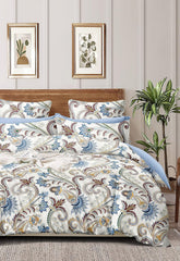 Super Soft Cotton Single Flat Bedsheet With 1 Pillow Cover - 60 X 90 Inches, Multicolor | Light Weight & Easy To Wash At Home | Soft & Comfortable Feel