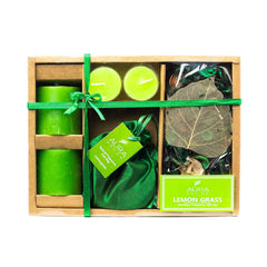 LEMONGRASS ACRYLIC TEALIGHT CANDLES | POTPOURRI | AIR FRESHENER PILLAR CANDLE