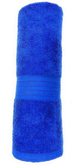 Bombay Dyeing Tulip Premium Cotton Large Size Bath Towel 500 Gsm (Royal Blue)