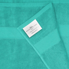 House Of Terry 100% Cotton Bath Towel 900 Gsm | Quick Dry, Soft & Absorbent, Fade-Resistant, Skin-Friendly For Men & Women Towel (Brick & Turquish) - Pack Of 2