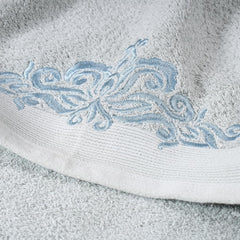 Maspar 100% Cotton Windsor Hand Towel 400 Gsm (Blue) - Set Of 2
