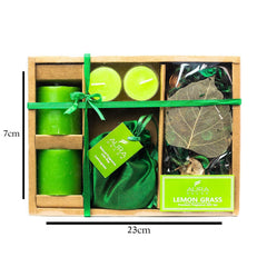 LEMONGRASS ACRYLIC TEALIGHT CANDLES | POTPOURRI | AIR FRESHENER PILLAR CANDLE