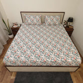Microfiber Single Bedsheet With 2 Matching Pillow Cover Set Light Weight & Durable Bedsheets | 68 X 90 Inch, Multicolor - Perfect For All Season Comfort