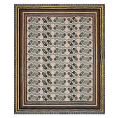Traditional Rajasthani Cotton Bedsheet For King Size With 2 Matching Pillow Cover | 90 X 108 Inches, Beige & Brown | Soft & Comfortable Fabric