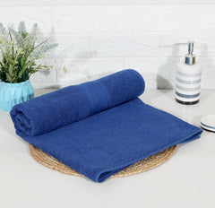 RD Trend 100% Cotton Bath Towels 500 Gsm | Soft & Absorbent Bath Towel For Men, Women Urban Comfort (Royal Blue)