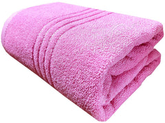 Hashirex Craft Men'S Pure Xxxl Cotton Bath Towel 650 Gsm (Pink)