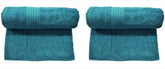 Bombay Dyeing Cotton Large Size Bath Towel 1000 Gsm (Blue) - 2 Pcs