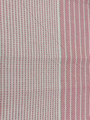 Athom Living Premium Cotton Light Weight Quick-Dry High Absorbent Cotton Bath Towel 250 Gsm, (Pink Stripes)