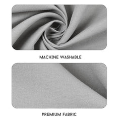 Solid Plain Single Size Bedsheet Set With 1 Pillow Covers | Size - 60 X 90 Inches, Grey | Ideal For All Seasons Due To Its Breathable Nature