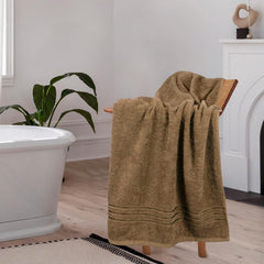 Home Elegance 100% Cotton Comfort Living Bath Towel 400 Gsm (Coconut Shell)- Pack Of 1