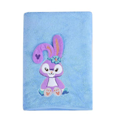 Maxoshine Microfiber Kids Bath Towels Quick Dry Super Absorbent Super Soft Bath Towel For Babies Toddler (Blue/Pink, Pack Of 2)
