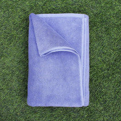 Heelium Bamboo Towel 2 Bath & 2 Hand Towel 1400 Gsm | Soft, High Absorbency & Antibacterial Towels (Iris, Grey) - Pack Of 4