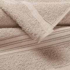 Boutiquo 100% Cotton Bath Towel 500 Gsm | Compact Quick Dry Lightweight Soft & Highly Absorbent Large Size Bath Towel - Tan