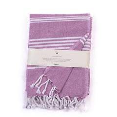 Haber Premium Basic Large Size 100% Cotton Towel 300 Gsm | Soft, Absorbent & Comfortable Quick Dry Bath Towels - Dew Purple (1 Pcs)