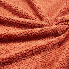 Spaces 100% Cotton Bath Towel 500 Gsm | Quick Dry Nano Spun Special Texture Bath Towels (Red)