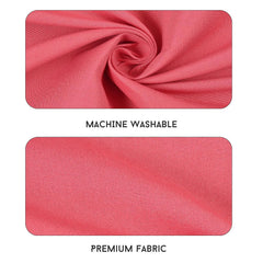 Queen Size Solid Plain Bedsheet Set Includes 2 Pillow Covers - 90 X 95 Inches, Dark Peach | Exceptional Softness & Breathability | Premium Microfiber Material