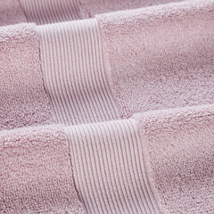 Senses By Riba Cotton Towel Bath, Hand & Wash 703 Gsm | All Cotton Zero Twist Premium Hotel & Spa Quality Highly Absorbent | Pack Of 6 (Mauve)