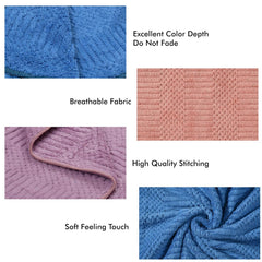 Urbanleaf Super Soft Microfiber Hand Towels, Gym & Workout Towels (3 Pieces, Multi Colors) 400 Gsm