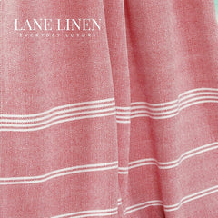 Lane Linen Turkish Beach Towel 699 Gsm | Oversized Lightweight Quick Dry Sand Free, Multipurpose, Absorbent, Hibiscus Beach Towel (2 Pack)