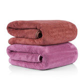 Sellsworld Microfiber Large Bath Towel | Quick Dry Super Absorbent Bath Towel For Men & Women | Towel For Bath, Travel, Gym, Beach, Pool & Yoga (Coffee & Red Wine)
