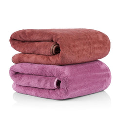 Sellsworld Microfiber Large Bath Towel | Quick Dry Super Absorbent Bath Towel For Men & Women | Towel For Bath, Travel, Gym, Beach, Pool & Yoga (Coffee & Red Wine)
