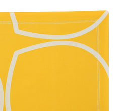 Microfiber Fitzy 280 TC Fitted Bedsheet King Size - 72 X 78 + 10 Inches, Yellow & White With 2 Pillow Cover | Perfect Look Every Time Bedsheet