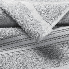 Boutiquo 100% Cotton Bath Towel 500 Gsm | Compact Quick Dry Lightweight Soft & Highly Absorbent Large Size Bath Towel - Light Grey