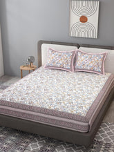 100% Cotton Jaipuri Bedsheet For King Size (90 X 103 Inches, Multicolor) With 2 Pillow Covers | Perfect For Everyday Use, Guest Rooms, Or Gifting On Special Occasions