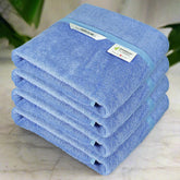 Heelium Bamboo Bath Towel 4x Softer & Quick Drying 400 Gsm (Iris)