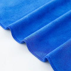 Kuber Industries Face Towel 600 Gsm | Super Soft Fluffy Absorbent Microfiber Cotton Hair & Face Towel - Pack Of 3 (Blue)