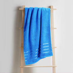 Spread Spain 100% Cotton Hand Towel 600 Gsm | Soft, Fluffy, Super Absorbent & Quick Dry Towels For Pool, Spa & Gym (Azhar Blue) -Set Of 3