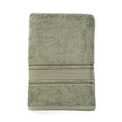 Akiko Home 100% Cotton Essential Series Bath Towel 400 Gsm | Soft, Absorbent, Quick Dry & Durable, Large Size Towel (Green)