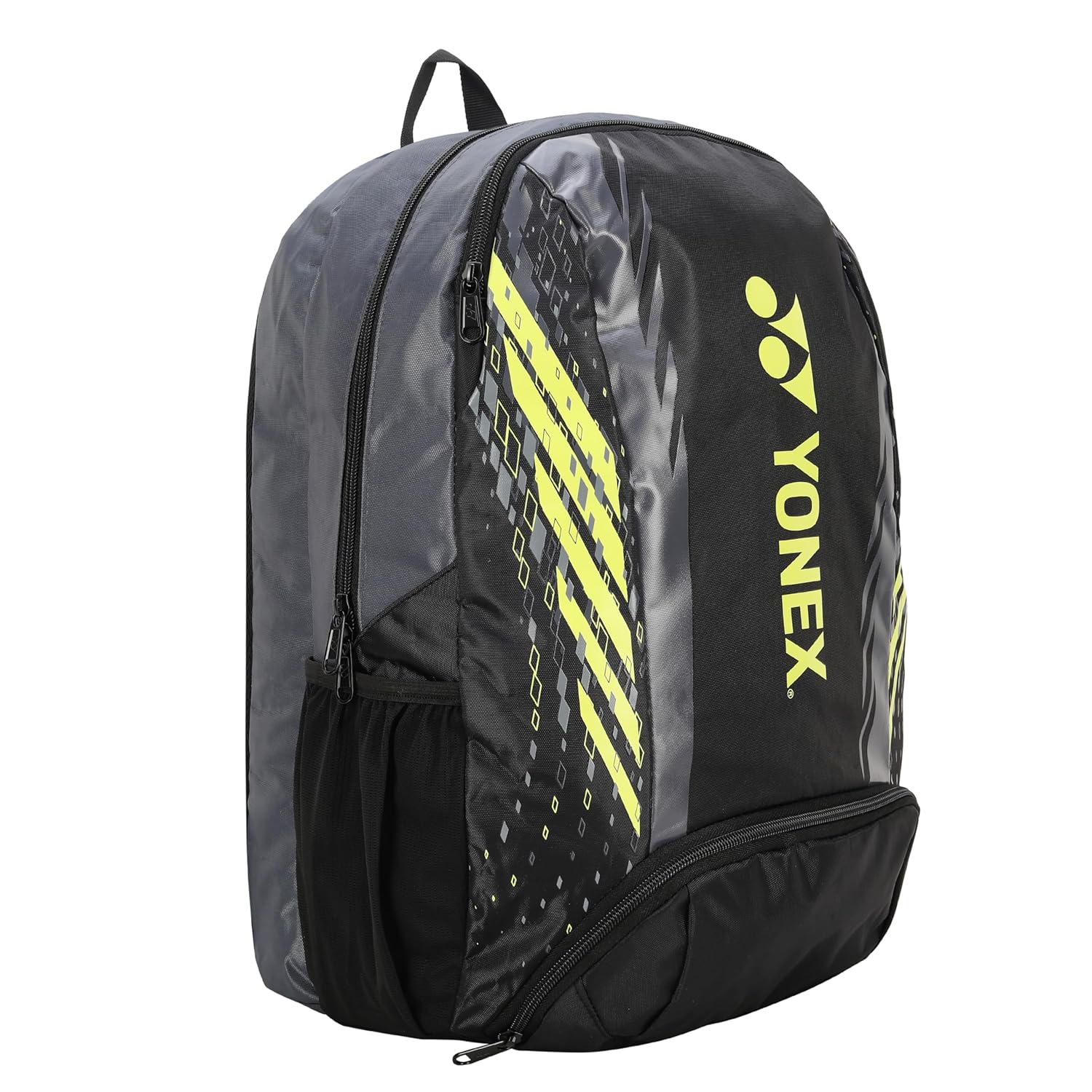 Yonex Badminton Backpack 2312 T02, Material - Polyurethane, Colour - Black Light Lime Yonex Badminton Backpack 2312 T02, Material - Polyurethane, Colour - Black Light Lime