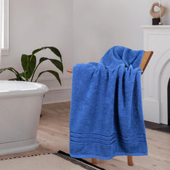 Home Elegance 100% Cotton Comfort Living Bath Towel 400 Gsm (Ocean Blue)- Pack Of 1