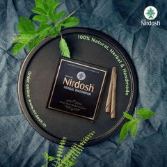 Herbal Dhoompan Sticks (Without Filter) - Pack Of 2X 20 Beedi | Handmade Herbal Product