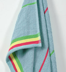 Pure Cotton Large Size Bath Towel 450 Gsm | Attractive Design, Quick Dry Bath Towel (Sky Blue)