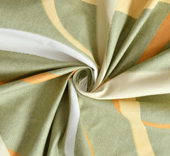1 Single Bedsheet With 1 Pillow Cover - All Around Elastic Fitted | 100% Premium Fabric Is Lightweight, Soft & Comfortable | Size 36 X 72 X 8 Inches, Green