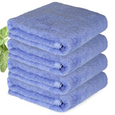 Heelium Bamboo Bath Towel | Lightweight & Quick Drying | Ultra Absorbent Towel 400 Gsm | Pack Of 4 - Iris