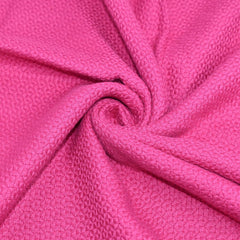 Pring Cotton Plain Dobby Thick Medium Size Bath Towel 450 Gsm (Magenta)
