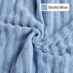 Haus & Kinder Allure Zero Twist Bath Towel 500 Gsm | Cotton Towel For Men, Women | Towels For Gym, Spa | Pack Of 2 (Beige & Blue)