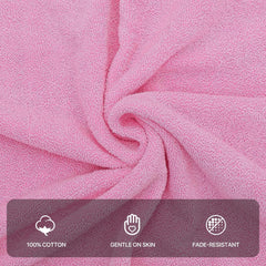 Lukzer Soft 100% Cotton Light Weight Super Absorbant Bath Towel 600 Gsm (Pink)