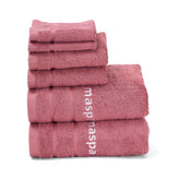 Maspar Amor Ultra Soft 2 Hand + 2 Bath & 2 Face Towel 1600 Gsm (Dark Peach) - 6 Pcs