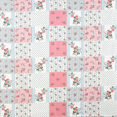 Double Bedsheet Queen Size Elastic Fitted With 2 Pillow Cover - 60 X 78 + 8 Inches, Pink & White | Resistance & Wrinkle Recovery
