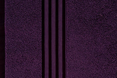 Casa Copenhagen Egyptian Cotton Zero Twist 1 Pcs Large Bath Towel 500 Gsm (Dark Purple)