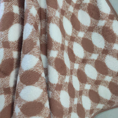 Cotton Bolls Textiles Microfiber Towels 300 Gsm | Soft Coral Fleece Towel With Hook Quick Dry Super Absorbent Bath Towel For Men & Women (Coin Brown)