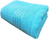 Lush Haven Decor Cotton Bath Towel 500 Gsm | Odour Free Eco-Friendly Antibacterial Super Absorbent & Ultra Supersoft Bath Towel (Sky Blue)
