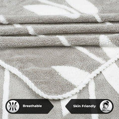 Story@Home Bath Towel Large Size 500 Gsm Quick Dry Bath Towel | Perfect For Everyday Use (Misty Leaves)