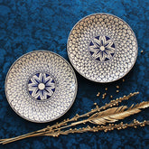 Mermaid Tales Ceramic Dinner Plates Set Of 2 - 10 Inches, 2 Pieces | Hand Painted Full Ceramic Plates For Dinner - Microwave Safe & Dishwasher Safe